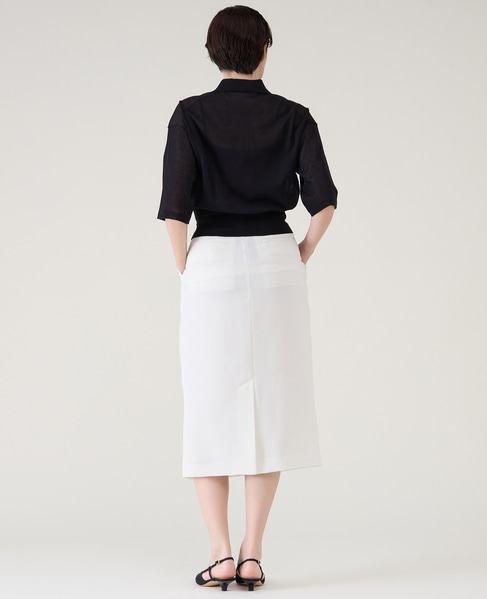 2タックスカート（セットアップ可） 詳細画像 ホワイト 6