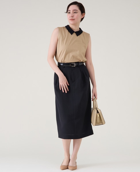 2タックスカート（セットアップ可） 詳細画像 ブラック 4