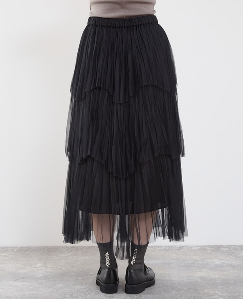 ティアードスカート 詳細画像 ブラック 11