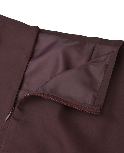 シアータイトスカート（セットアップ可） 詳細画像 ボルドー 4
