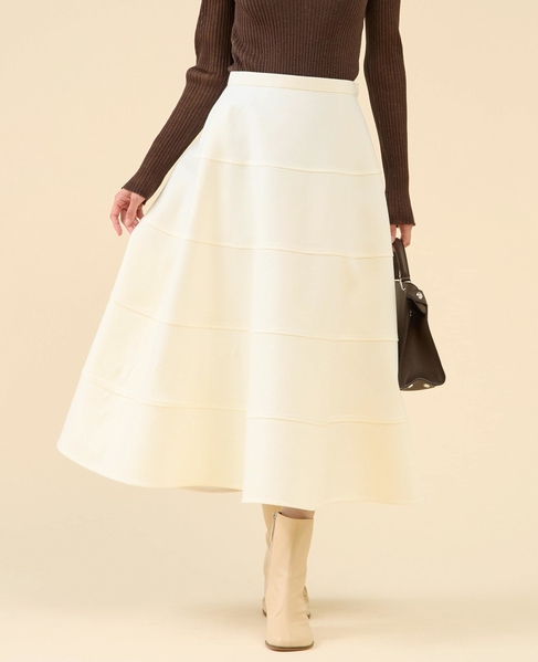 パネルフレアスカート 詳細画像 オフ 2