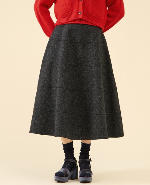 パネルフレアスカート 詳細画像 モノトーン系 1