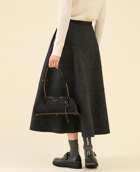 パネルフレアスカート 詳細画像 モノトーン系 3