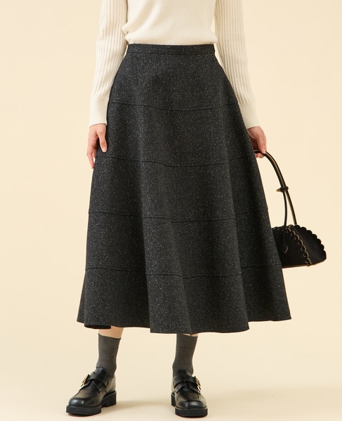 パネルフレアスカート 詳細画像 モノトーン系 4