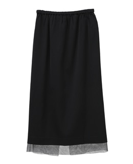 ウールサテンスカート