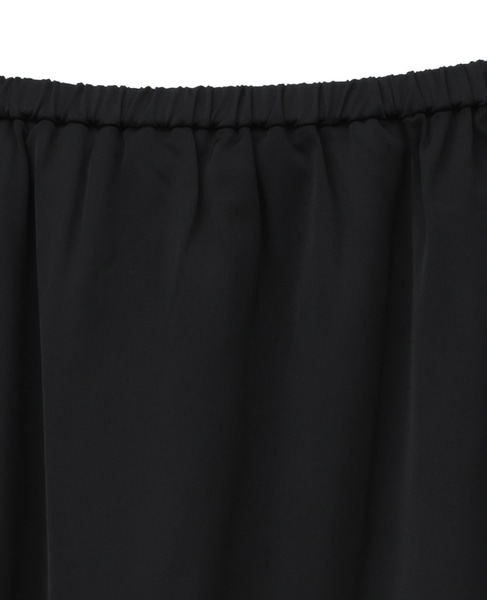 ウールサテンスカート 詳細画像 ブラック 3