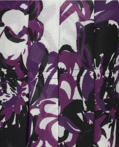 【l’heritage martinique/レリタージュ マルティニーク】ガーデンフラワープリントスカート（セットアップ可） 詳細画像 アイボリー 6