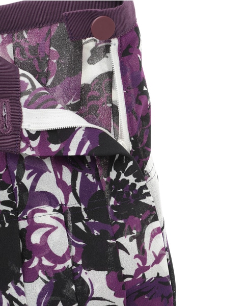 【l’heritage martinique/レリタージュ マルティニーク】ガーデンフラワープリントスカート（セットアップ可） 詳細画像 アイボリー 7