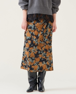 フラワーギャザータイトスカート