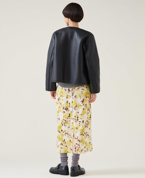 フラワーギャザータイトスカート 詳細画像 ホワイト 12