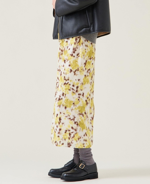 フラワーギャザータイトスカート 詳細画像 ホワイト 5