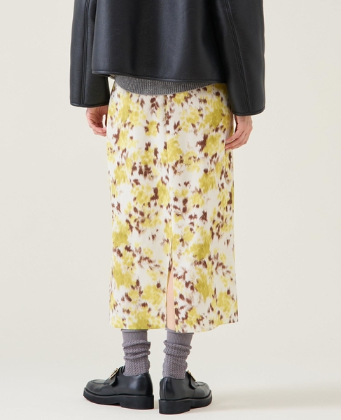 フラワーギャザータイトスカート 詳細画像 ホワイト 6