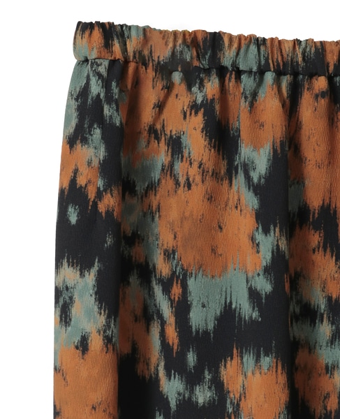 フラワーギャザータイトスカート 詳細画像 ブラック 13