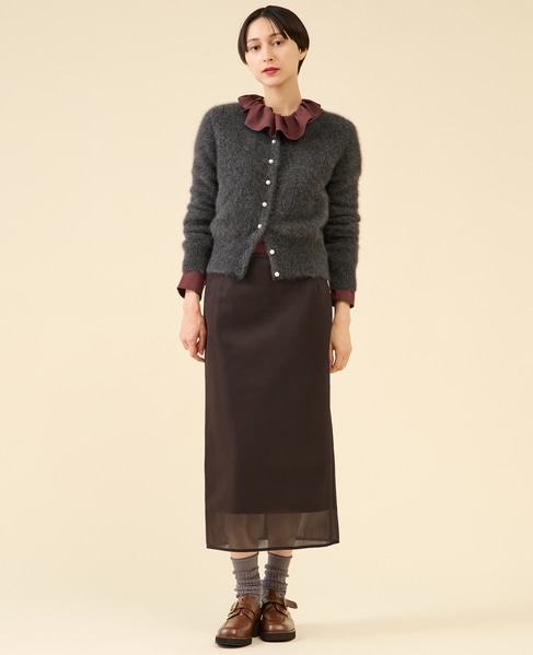 シアーダンボールスカート 詳細画像 ブラウン 4