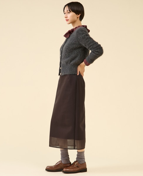 シアーダンボールスカート 詳細画像 ブラウン 5