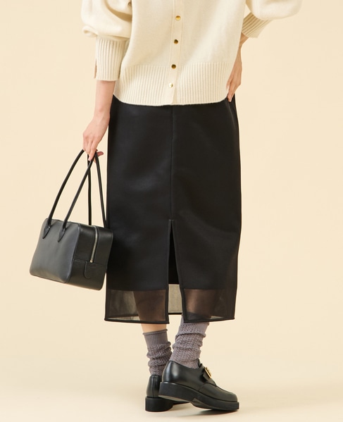 シアーダンボールスカート 詳細画像 ブラック 3