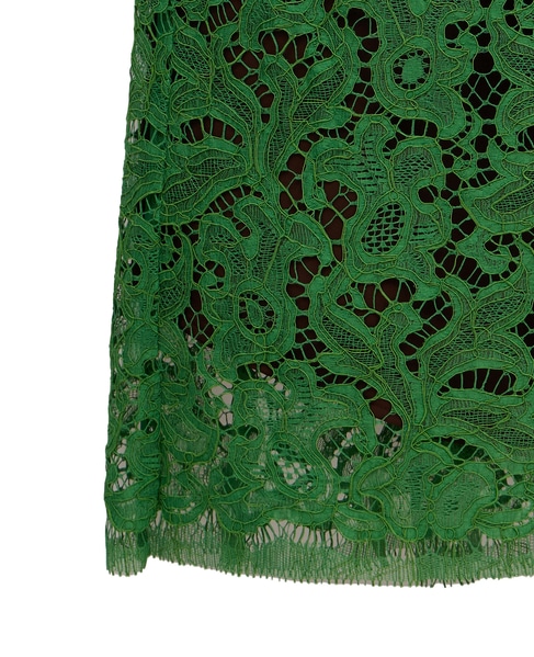 【l’heritage martinique/レリタージュ マルティニーク】フレンチリバーレーススカート 詳細画像 グリーン 4