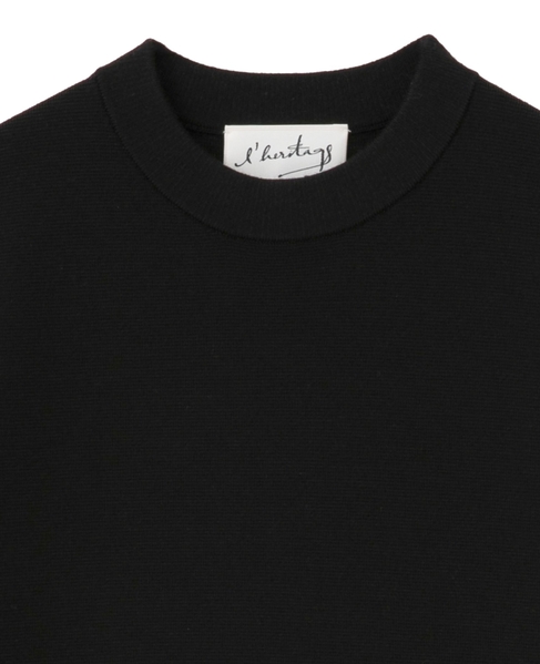 【l’heritage martinique/レリタージュ マルティニーク】ミラノリブワンピース 詳細画像 ブラック 5