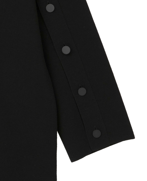 【l’heritage martinique/レリタージュ マルティニーク】ミラノリブワンピース 詳細画像 ブラック 6