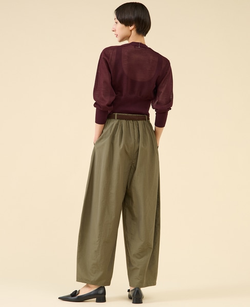 シアーウールカーディガン 詳細画像 ボルドー 11