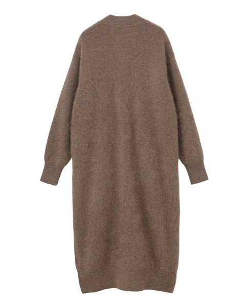 【l’heritage martinique/レリタージュ マルティニーク】ラクーンロングカーディガン 詳細画像 キャメル 3