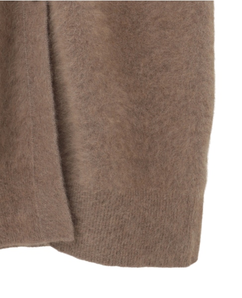 【l’heritage martinique/レリタージュ マルティニーク】ラクーンロングカーディガン 詳細画像 キャメル 6