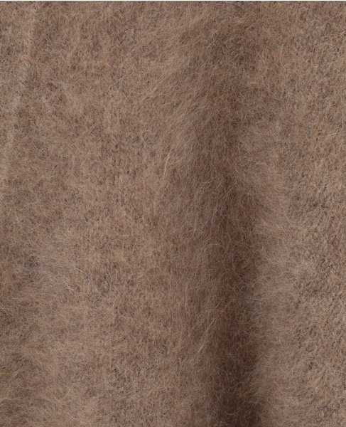 【l’heritage martinique/レリタージュ マルティニーク】ラクーンロングカーディガン 詳細画像 キャメル 8