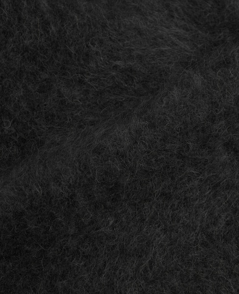 【l’heritage martinique/レリタージュ マルティニーク】ラクーンロングカーディガン 詳細画像 チャコール 9