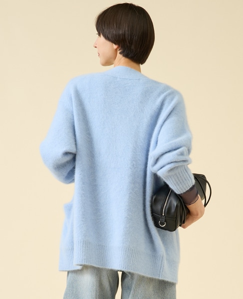 《定番》FOXファーカーディガン 詳細画像 サックス 3