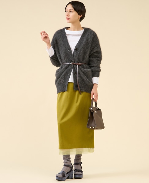 《定番》FOXファーカーディガン 詳細画像 チャコール 13