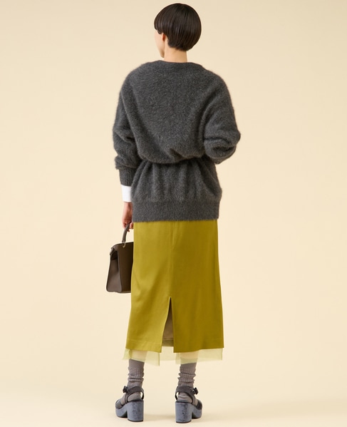 《定番》FOXファーカーディガン 詳細画像 チャコール 15