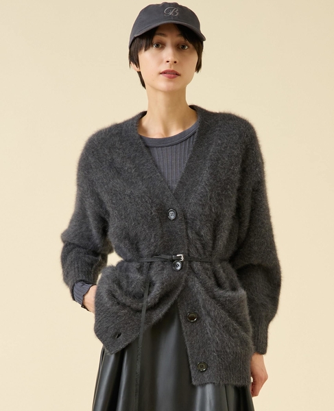 《定番》FOXファーカーディガン 詳細画像 チャコール 2