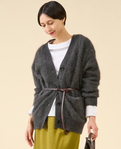 《定番》FOXファーカーディガン 詳細画像 チャコール 5