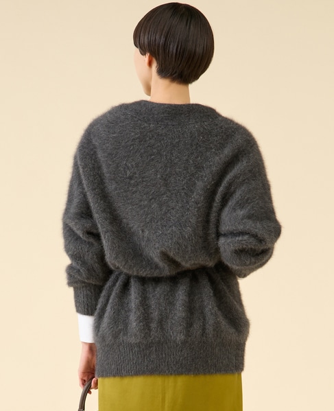 《定番》FOXファーカーディガン 詳細画像 チャコール 6