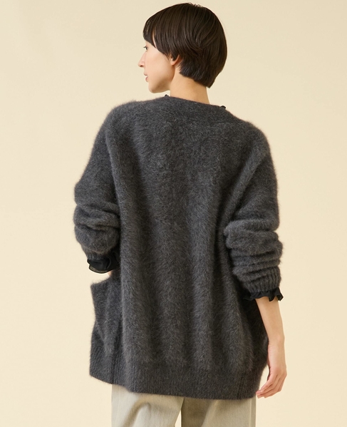 《定番》FOXファーカーディガン 詳細画像 チャコール 9