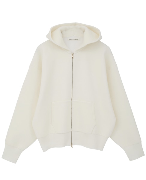 ダブルフェイスニットパーカー 詳細画像 ホワイト 7