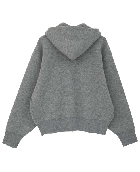 ダブルフェイスニットパーカー 詳細画像 グレー 17