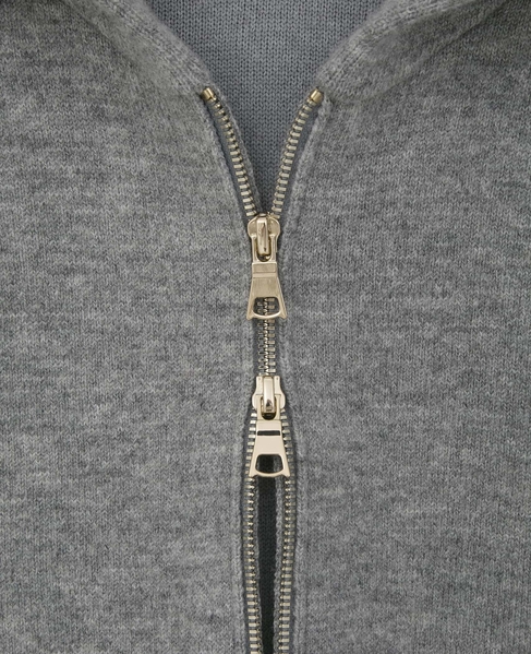 ダブルフェイスニットパーカー 詳細画像 グレー 21