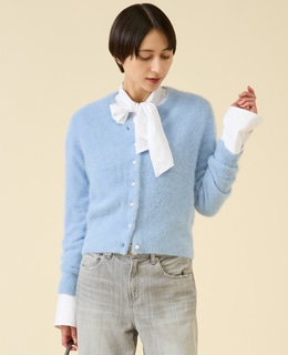 FOXカシミヤパールカーディガン（一部WEB限定カラー ）