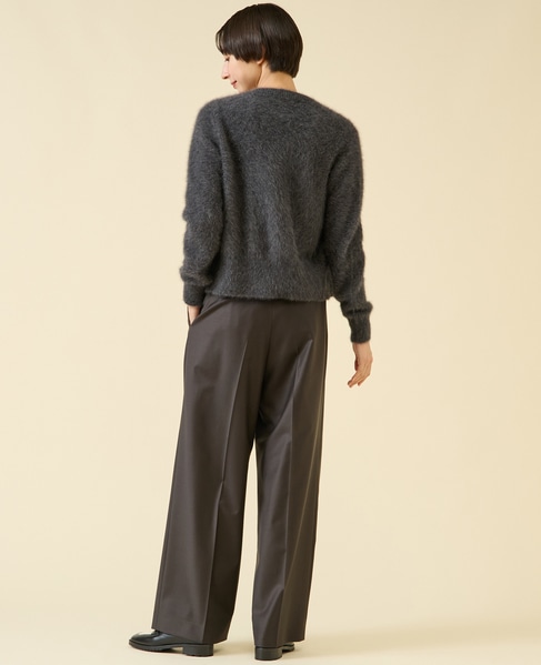 FOXカシミヤパールカーディガン（一部WEB限定カラー ） 詳細画像 チャコール 7