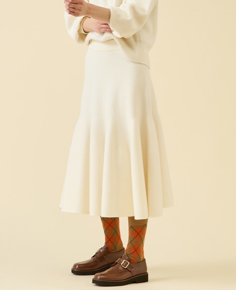 ミラノリブスカート（セットアップ可） 詳細画像 オフ 2