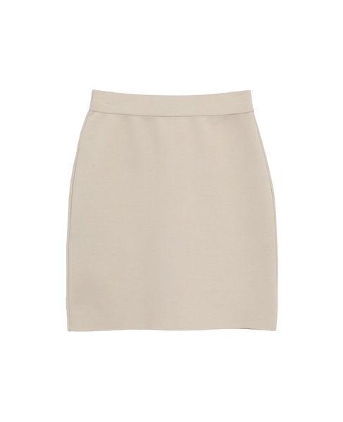 【l’heritage martinique/レリタージュ マルティニーク】ミラノリブミニスカート 詳細画像 アイボリー 2