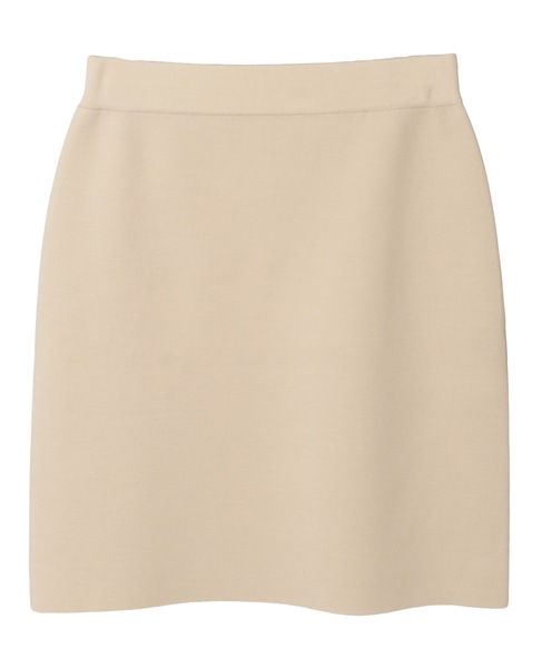 【l’heritage martinique/レリタージュ マルティニーク】ミラノリブミニスカート 詳細画像 アイボリー 5