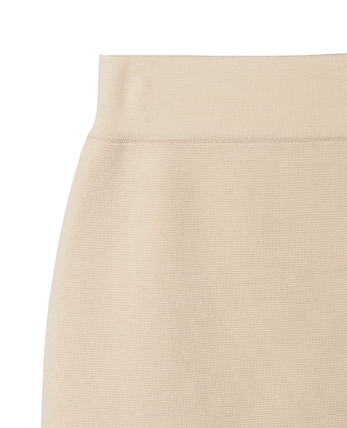 【l’heritage martinique/レリタージュ マルティニーク】ミラノリブミニスカート 詳細画像 アイボリー 7