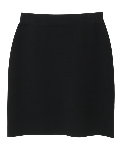 【l’heritage martinique/レリタージュ マルティニーク】ミラノリブミニスカート 詳細画像 ブラック 4