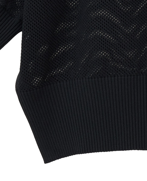 【l’heritage martinique/レリタージュ マルティニーク】メッシュラグランプルオーバー 詳細画像 ブラック 5