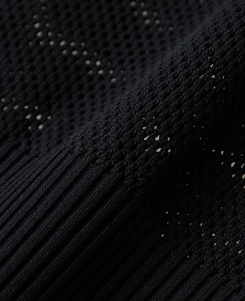 【l’heritage martinique/レリタージュ マルティニーク】メッシュラグランプルオーバー 詳細画像 ブラック 7