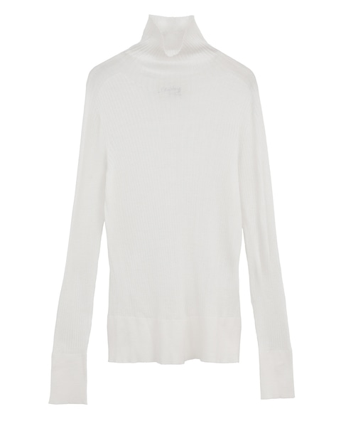 【l’heritage martinique/レリタージュ マルティニーク】メリノウールリブハイネック 詳細画像 オフ 1