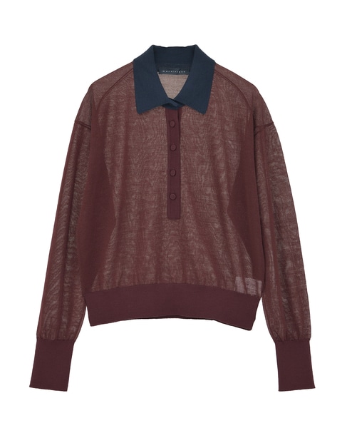 シアーウールスキッパー 詳細画像 ボルドー 1