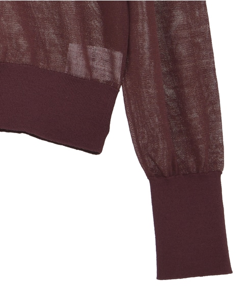 シアーウールスキッパー 詳細画像 ボルドー 4